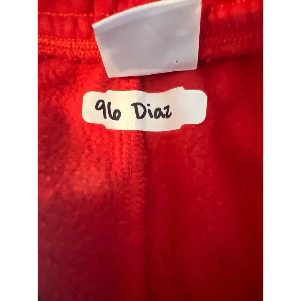 Nike Red Fleece Jogger Sweatpants XXL Embroidered Swoosh Athletic Pants